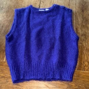 Fenn wright & mason vintage sweater vest PURPLE